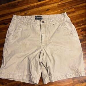 Mountain Khakis Tan Flat Front Shorts